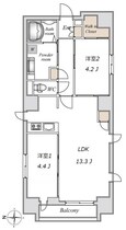 ＬｉｖｅＦｌａｔ錦糸町の間取図