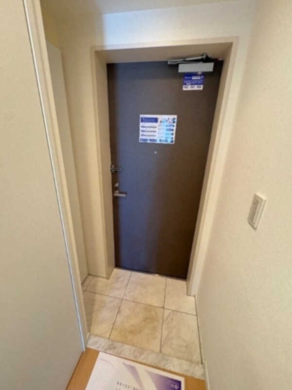 玄関(設備備充実のハイグレード賃貸マンションです。)