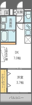 メルベージュ千林大宮の間取図
