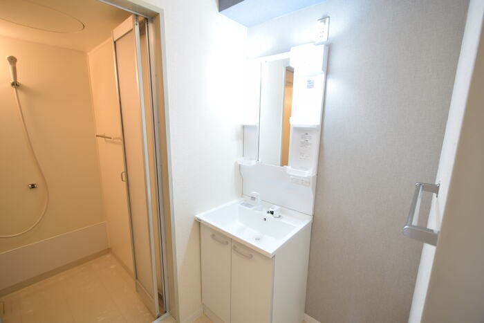 物件内観写真8　(ゆったりとスペースのある洗面所)