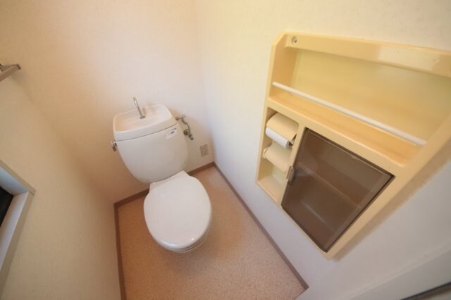 物件内観写真9　(落ち着いた色調のトイレです)