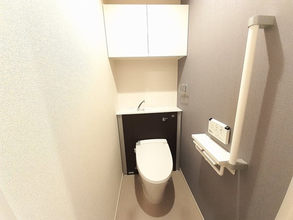 トイレ(落ち着いた色調のトイレです)