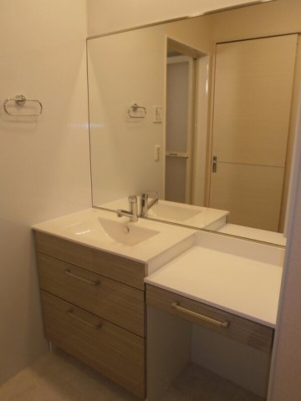 洗面・脱衣所(スペースが確保できる洗面所です)