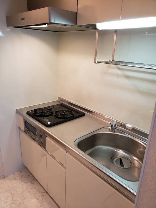 物件内観写真5　(コンパクトなキッチンで掃除もラクラク)