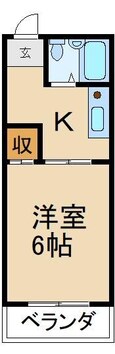 氷室第一ハイツの間取図