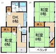 京阪交野線 交野市駅 2階建 築29年の間取図