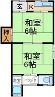 京阪本線・鴨東線 寝屋川市駅 2階建 築55年の間取図