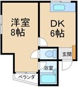 ロイヤル走谷の間取図