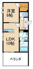 京阪本線・鴨東線 樟葉駅 3階建 築5年の間取図