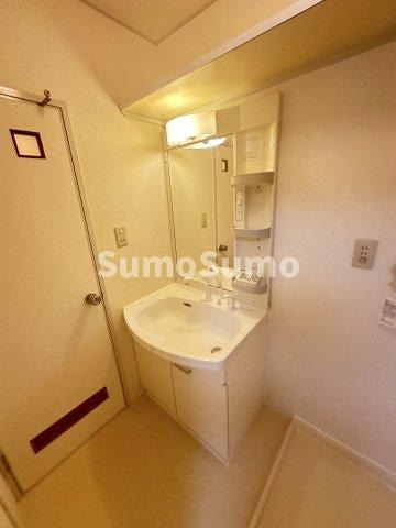 物件内観写真11　(ゆったりとスペースのある洗面所)