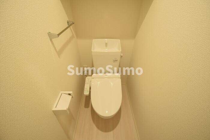 物件内観写真9　(落ち着いた色調のトイレです)