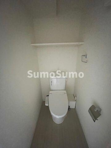 物件内観写真9　(落ち着いた色調のトイレです)