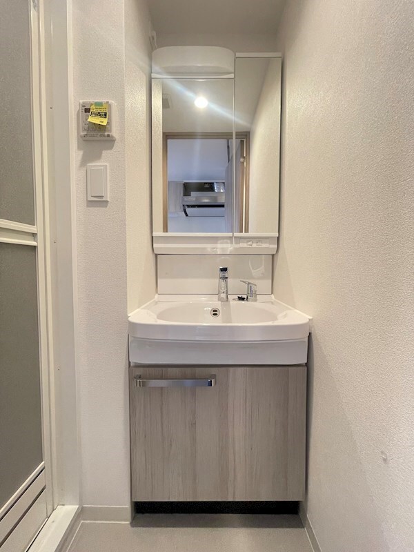 物件内観写真10　(朝の支度にも助かる、独立の洗髪洗面化粧台)