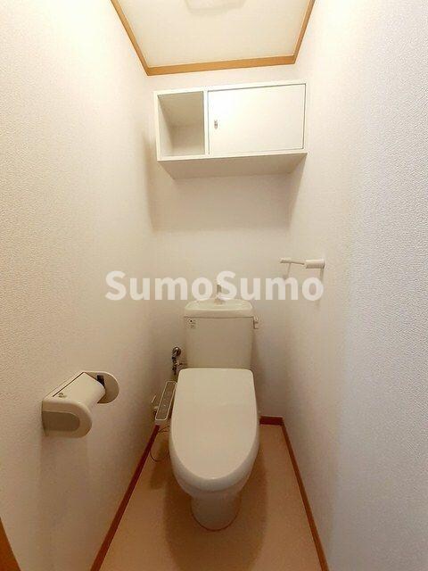 物件内観写真9　(落ち着いた色調のトイレです)