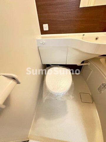 物件内観写真9　(落ち着いた色調のトイレです)