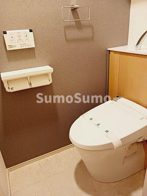 物件内観写真10　(落ち着いた色調のトイレです)