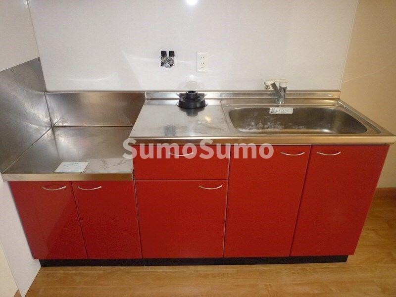 物件内観写真5　(コンパクトなキッチンで掃除もラクラク)