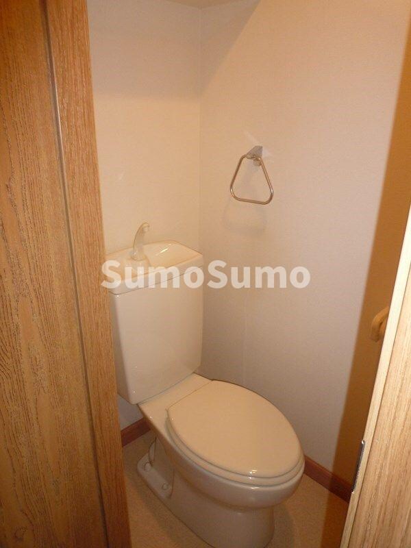 物件内観写真8　(落ち着いた色調のトイレです)