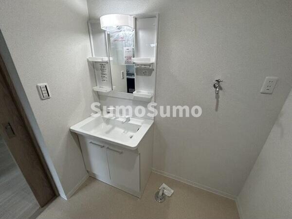 物件内観写真8　(ゆったりとスペースのある洗面所)