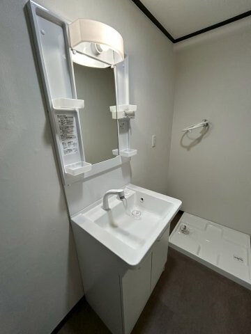 物件内観写真26　(朝の支度にも助かる、独立の洗髪洗面化粧台)