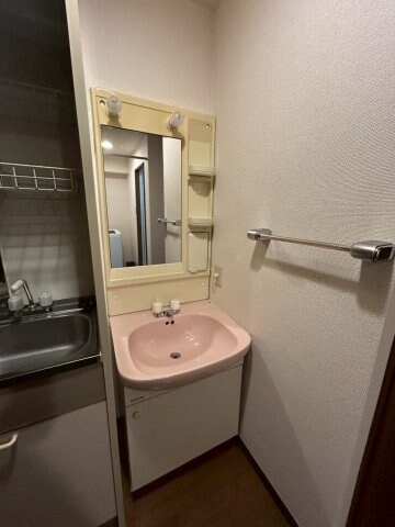 物件内観写真23　(朝の支度にも助かる、独立の洗髪洗面化粧台)