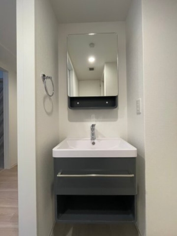 洗面・脱衣所(キッチンです)