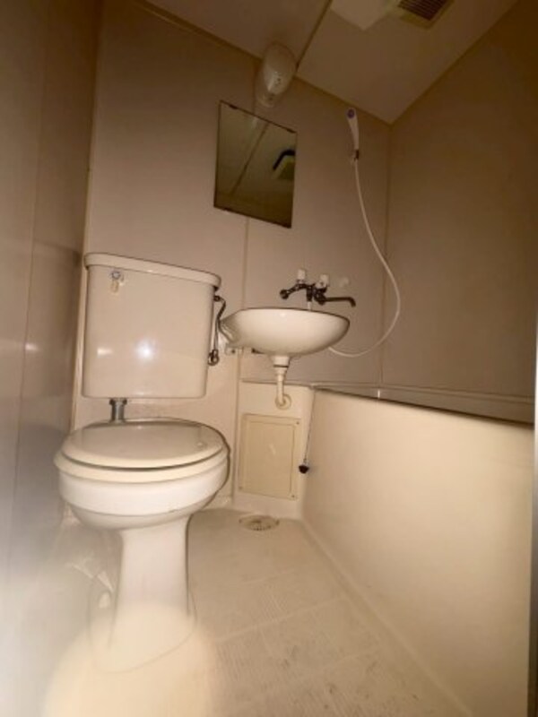 トイレ(落ち着いた色調のトイレです)