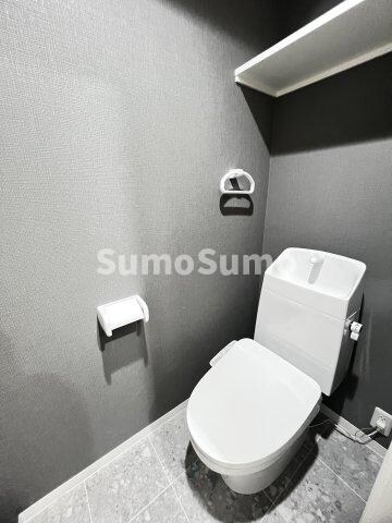 物件内観写真13　(落ち着いた色調のトイレです)