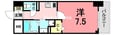 阪神本線 青木駅 8階建 築14年の間取図