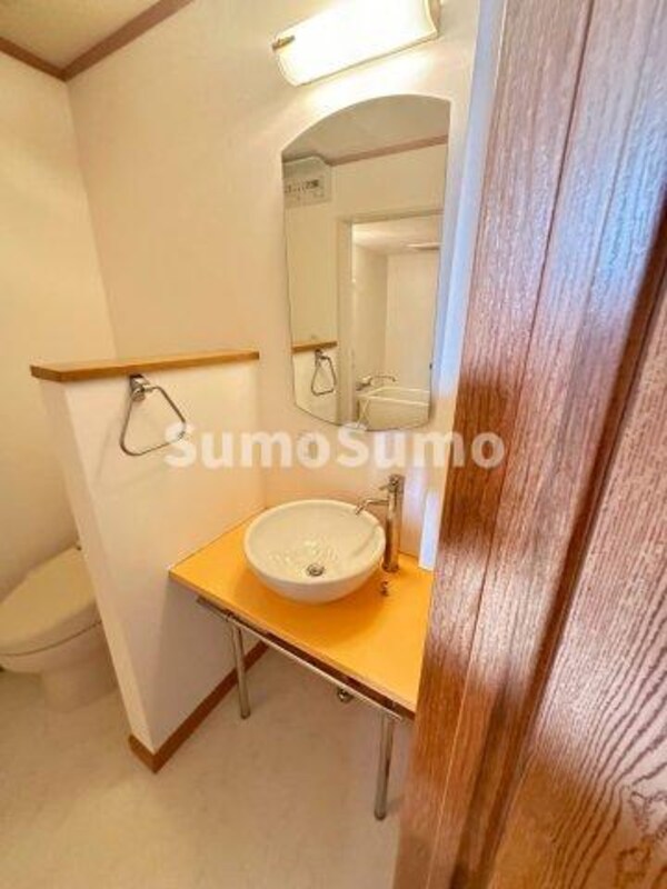 洗面・脱衣所(スペースが確保できる洗面所です)