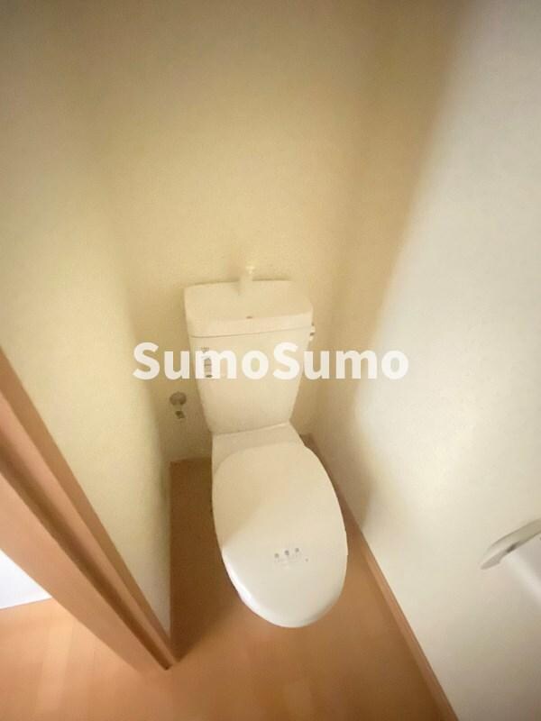 物件内観写真9　(落ち着いた色調のトイレです)