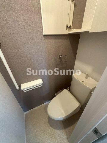 物件内観写真7　(落ち着いた色調のトイレです)