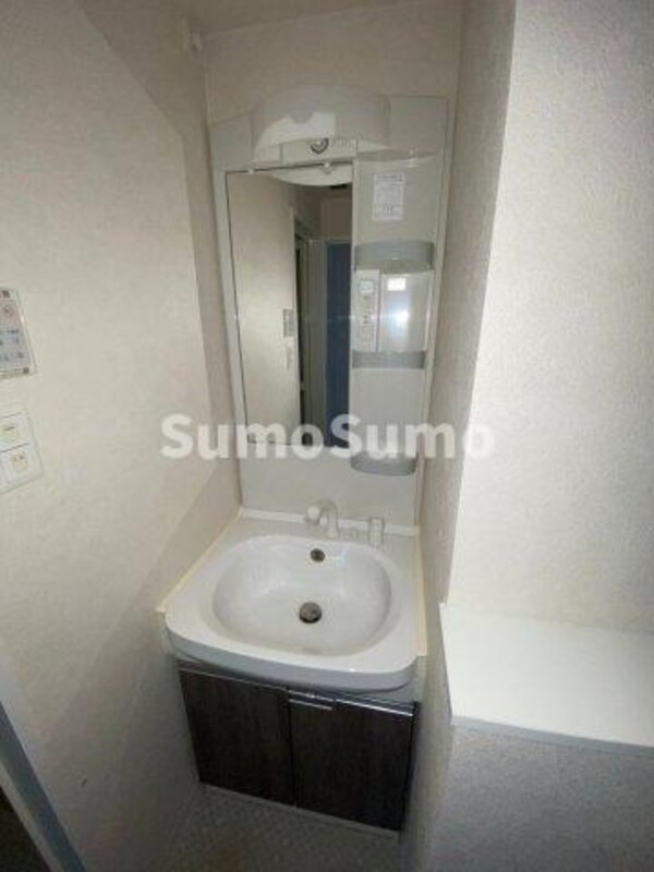 洗面・脱衣所(明るい洗面所です)