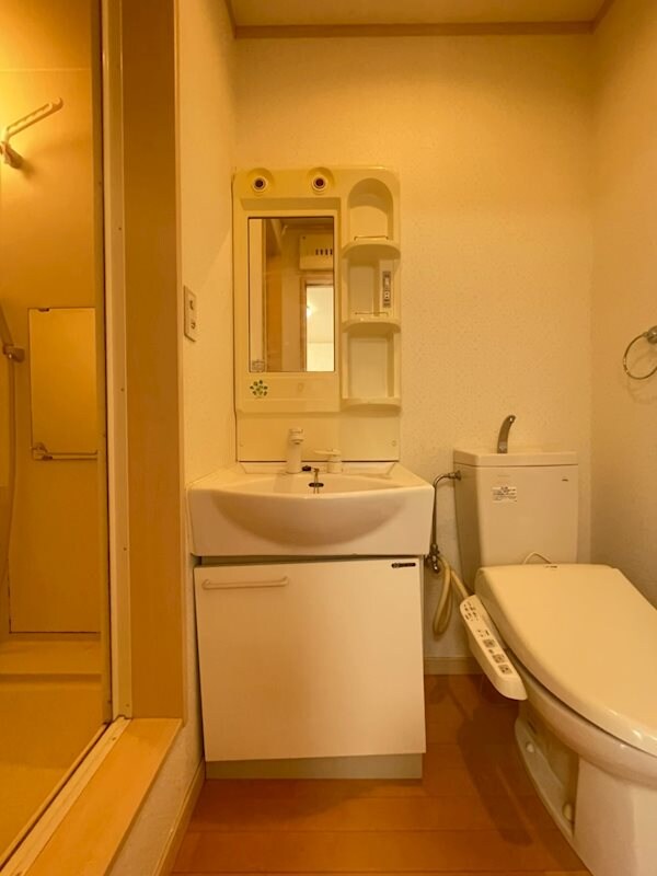 独立洗面台(朝の支度にも助かる、独立の洗髪洗面化粧台)