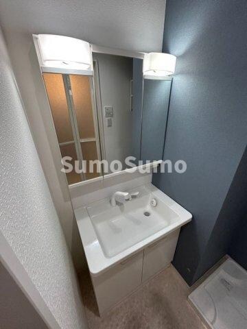 物件内観写真11　(朝の支度にも助かる、独立の洗髪洗面化粧台)