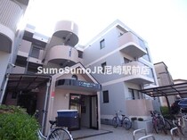 阪急神戸線 塚口駅 3階建 築37年の外観写真