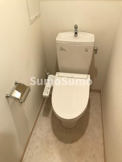 物件内観写真9　(落ち着いた色調のトイレです)