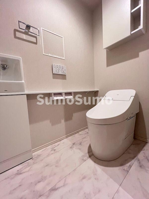 物件内観写真10　(落ち着いた色調のトイレです)