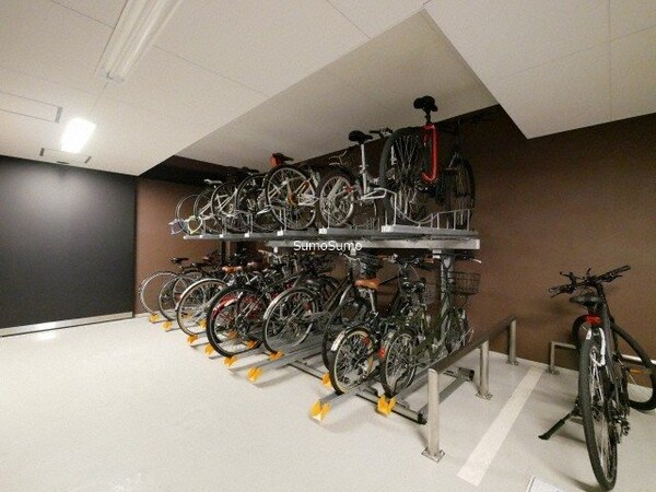駐車場(駐車場に車を止められます)