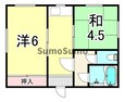 阪急神戸線 武庫之荘駅 2階建 築29年の間取図