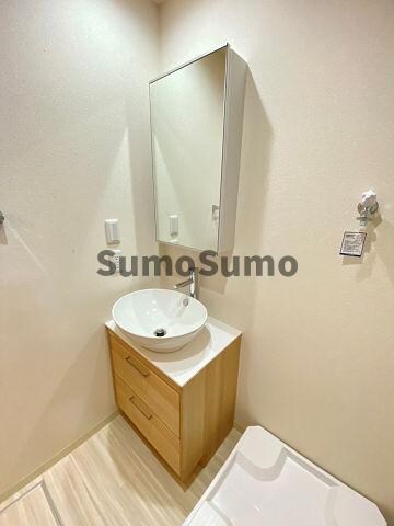 物件内観写真6　(ゆったりとスペースのある洗面所)