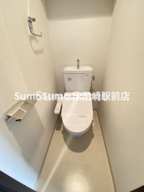 物件内観写真11　(落ち着いた色調のトイレです)