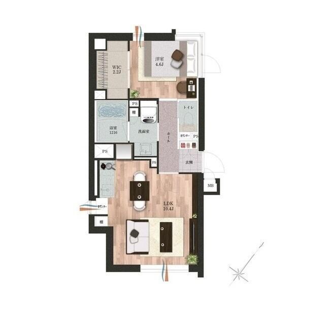 物件内観写真2　(レイアウトプラン )