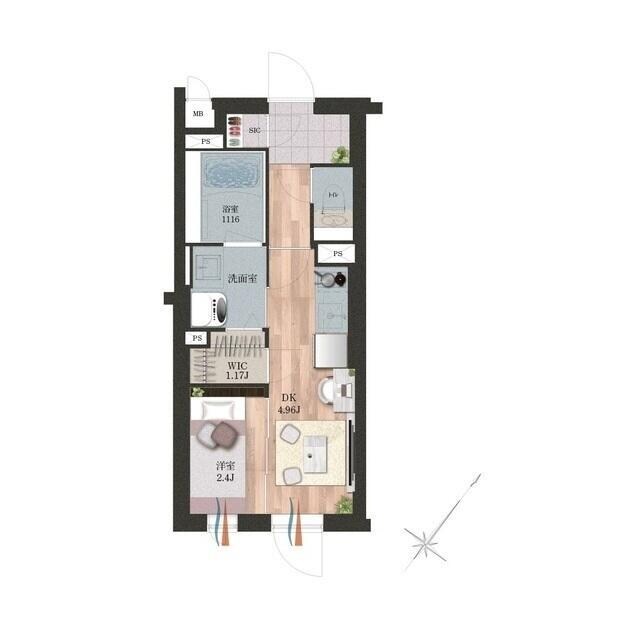 物件内観写真2　(レイアウトプラン )