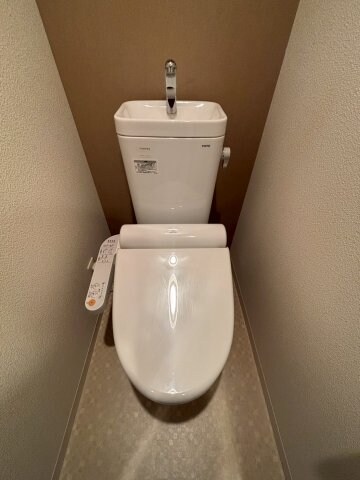 物件内観写真11　(落ち着いた色調のトイレです)