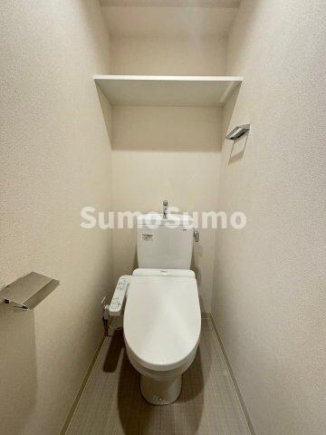 物件内観写真10　(落ち着いた色調のトイレです)