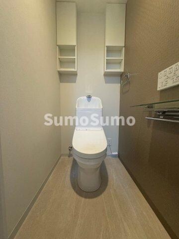 物件内観写真8　(落ち着いた色調のトイレです)