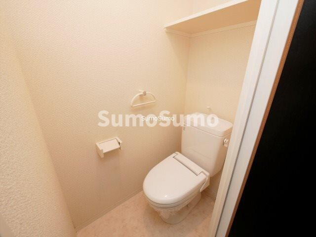 物件内観写真12　(落ち着いた色調のトイレです)