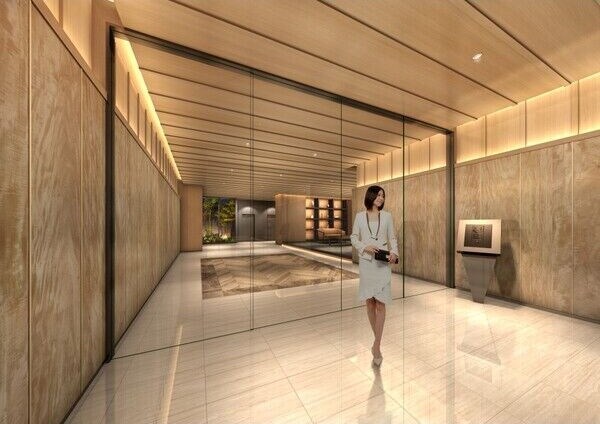 物件外観写真2　(落ち着いたエントランスです)