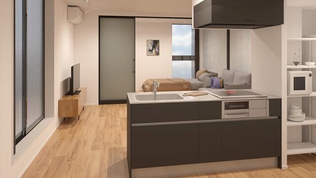 物件内観写真3　(※室内参考用パース )